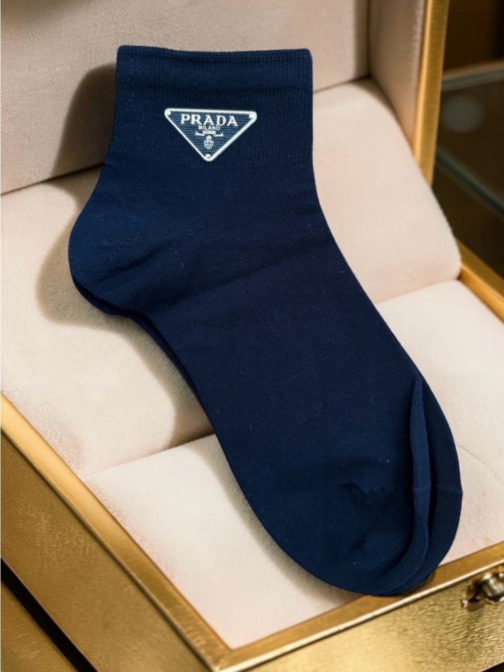 Black Gold Logo Ankle Socks